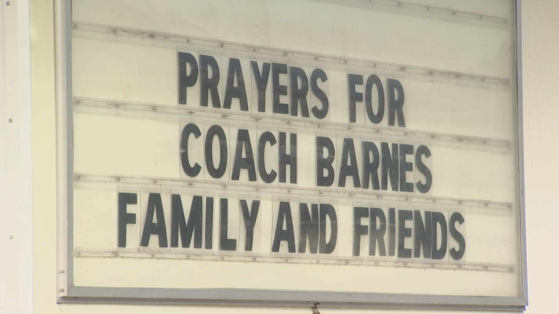 Prayers for Coach Barnes
